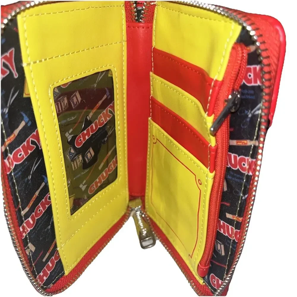 Loungefly Chucky Child's Play Jack-in-the-Box Scissors Zip Around Wallet NWT